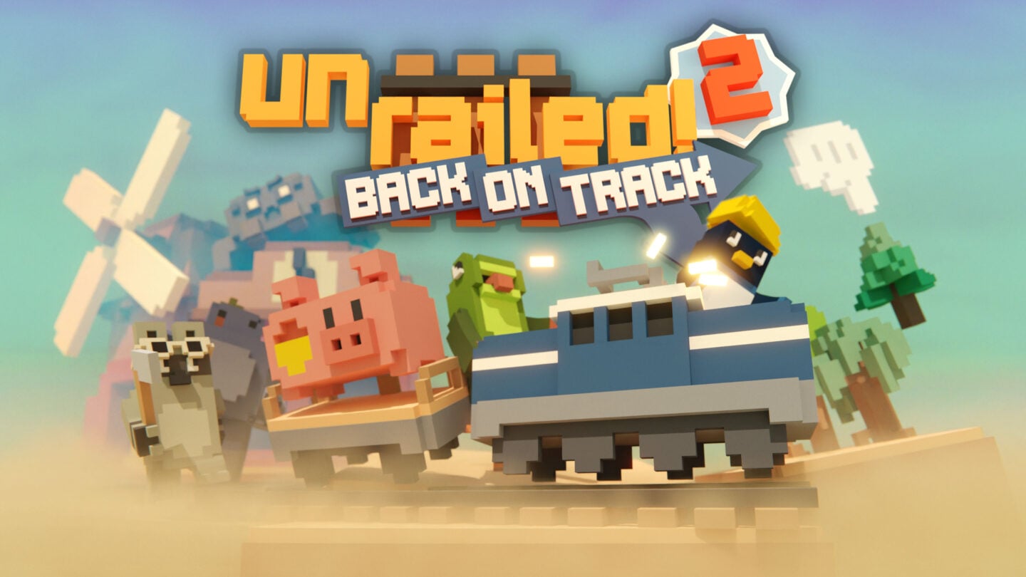 Unrailed! 2 Back on Track Unrailed! 2: Back on Track key art