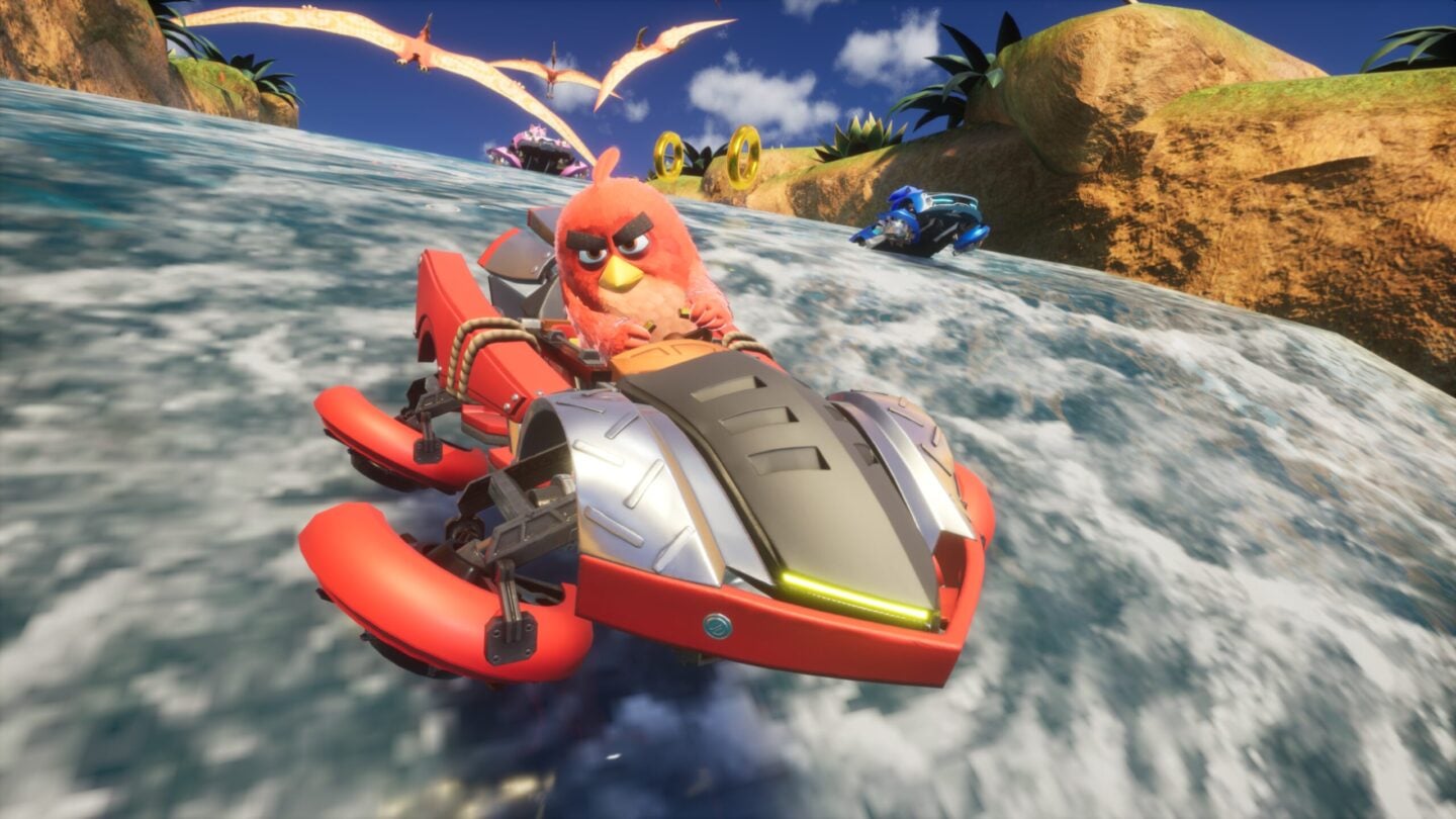 Red Angry Bird Sonic Racing- CrossWorlds Sonic Racing CrossWorlds Red DLC