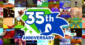 Sonic 35th Anniversary Officiele logo