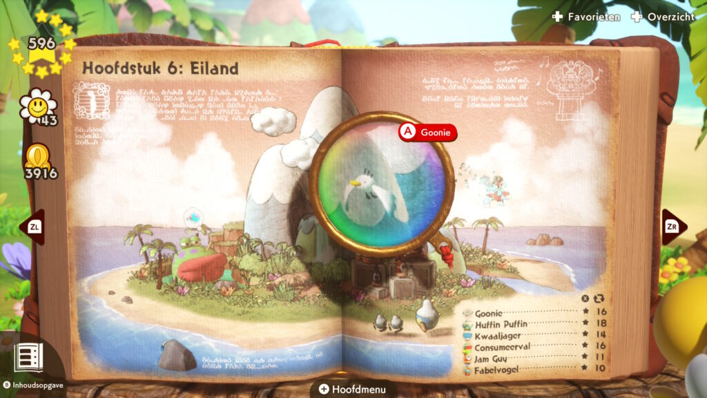 Yoshi and the Mysterious Book eiland