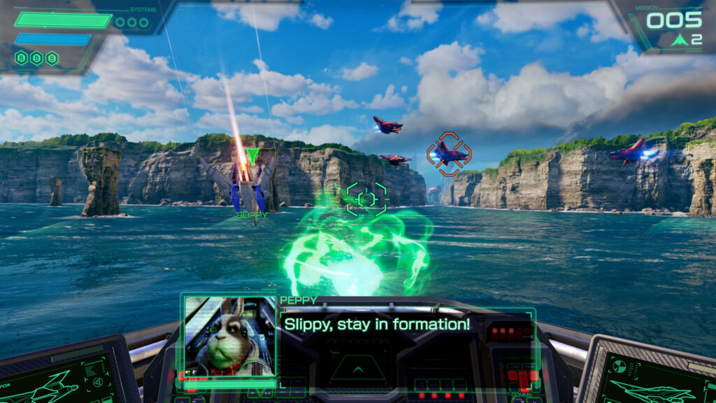 Star Fox Screenshot Corneria