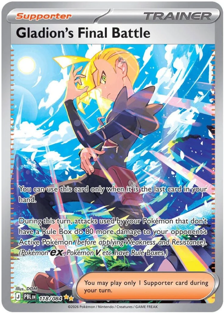 Pokemon tcg pitch black Gladion SIR