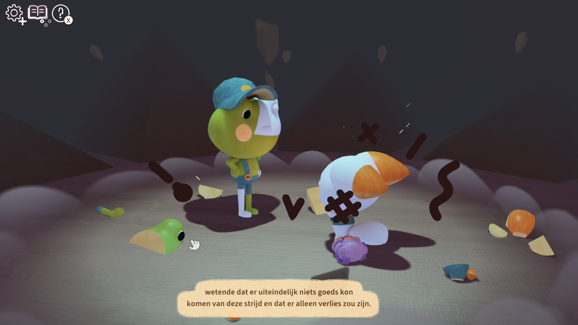 Woodo Foxy & Ben fight