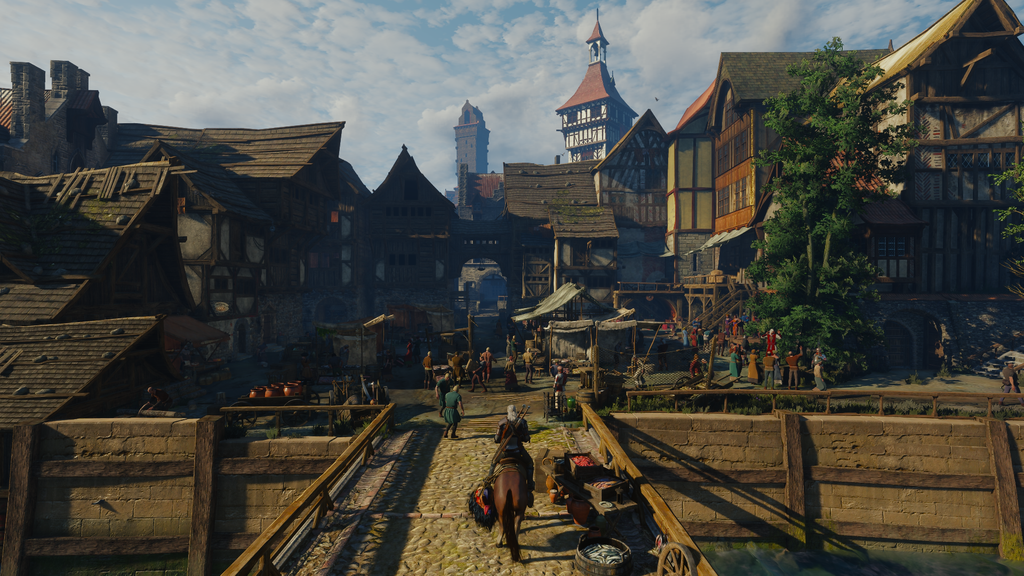 The Witcher 3 Remastered city